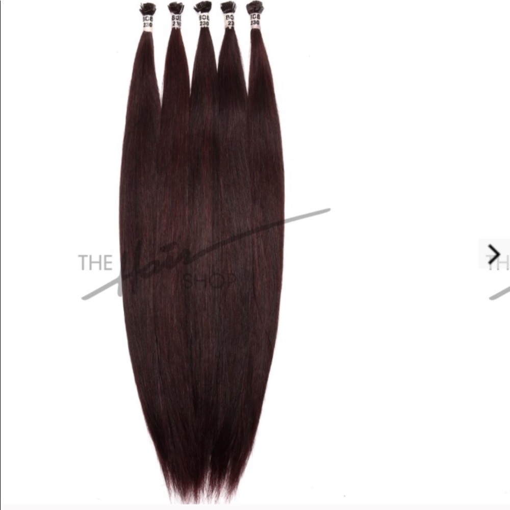 The hair shop keratin fusion extensions 18”